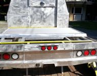 Custom truck bed ready to powdercoat