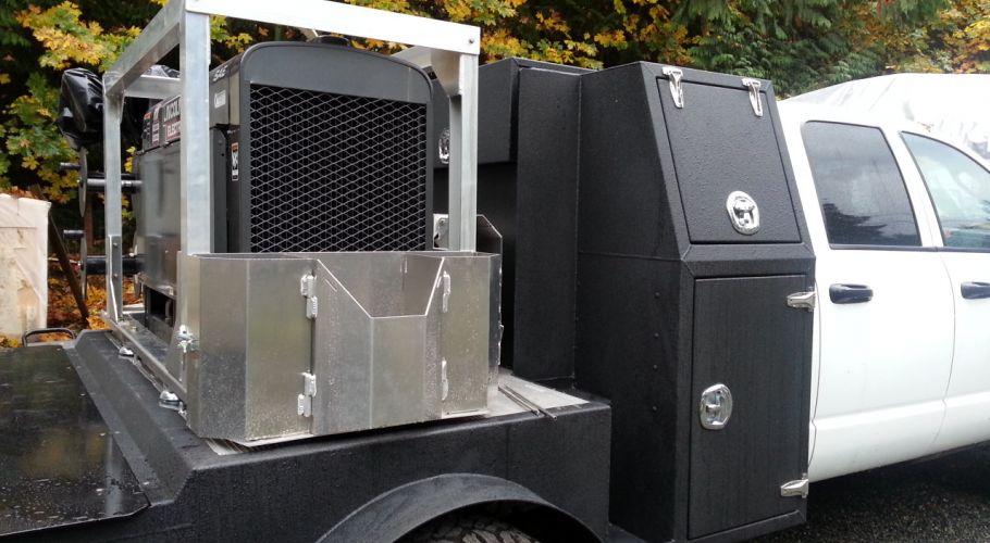 Custom welder cage