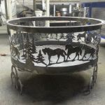 horses plasma art